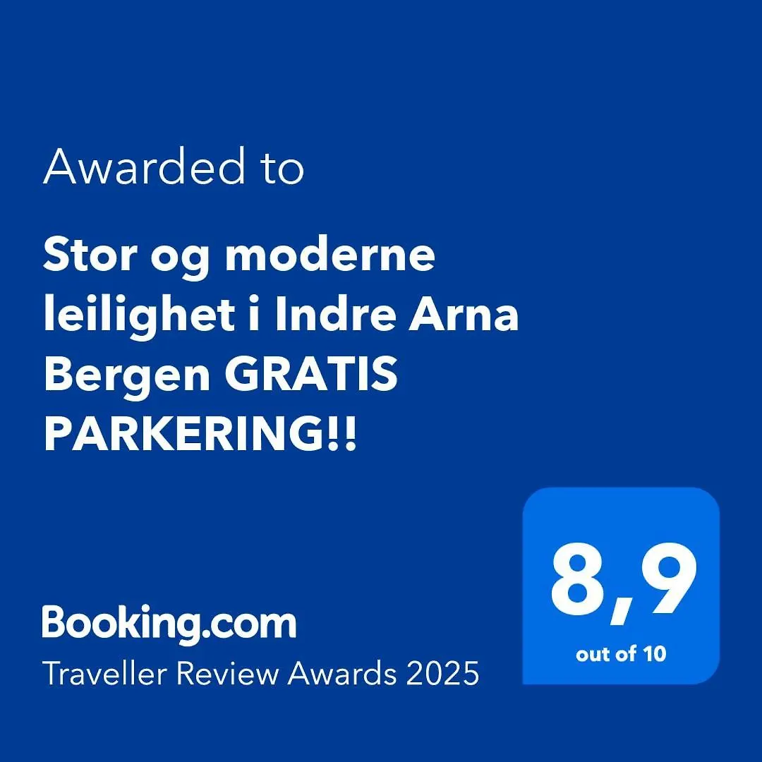 Stor Og Moderne Leilighet I Indre Arna Bergen Gratis Parkering!! contacts